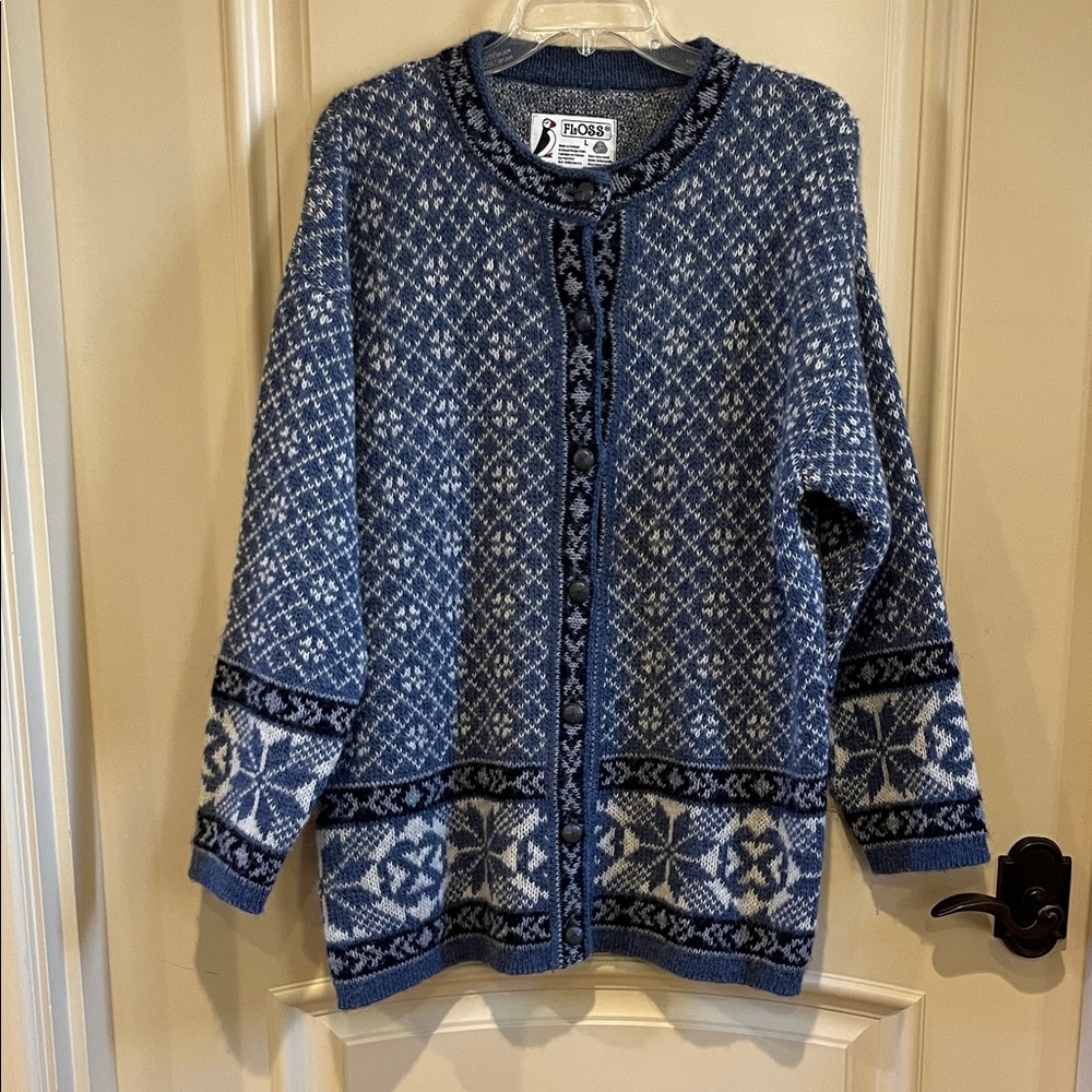 Women’s 100% wool sweater jacket
